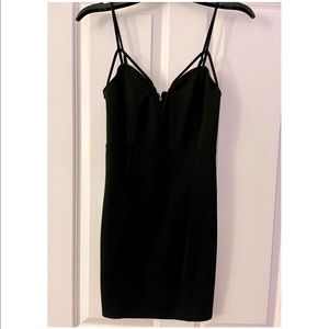 Little Black Dress w/ V Bar Detail